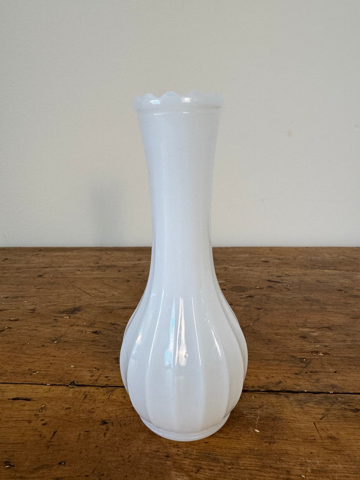 Vintage Milk Glass - Bud Vase