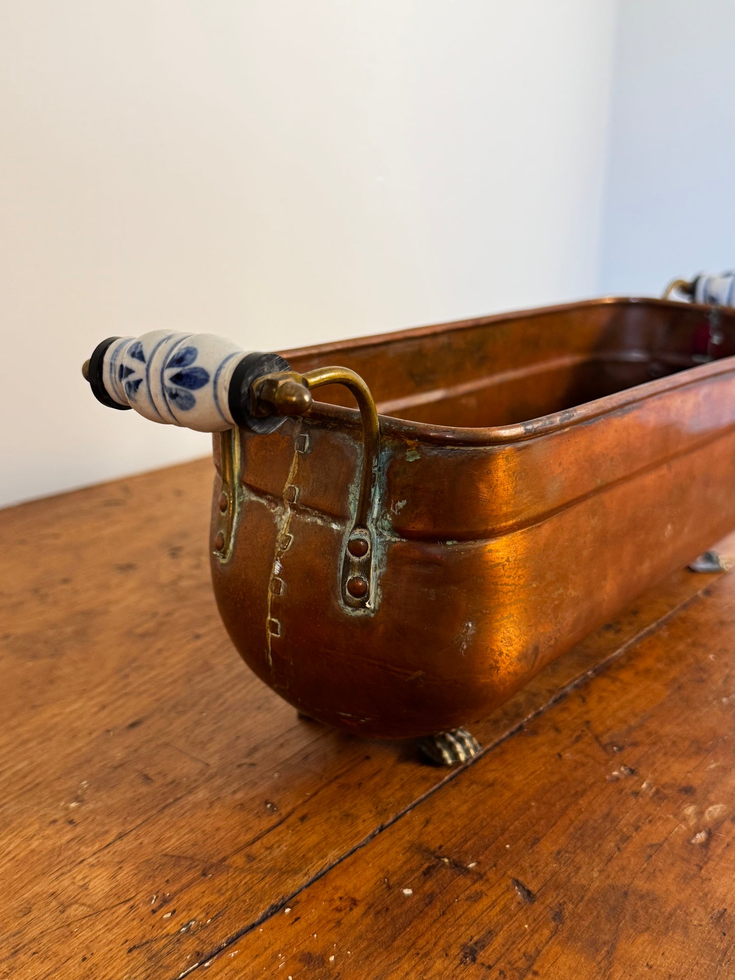 Rare Antique Copper Planter