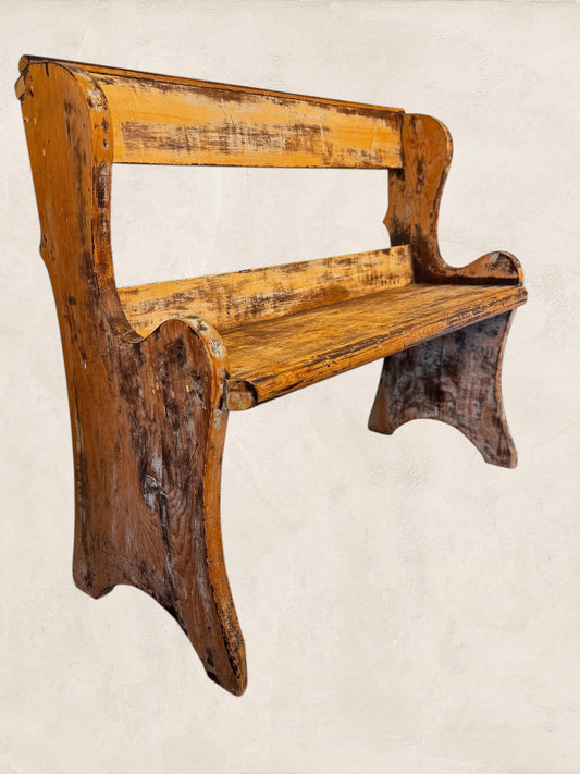 Edna - Antique Wooden Bench