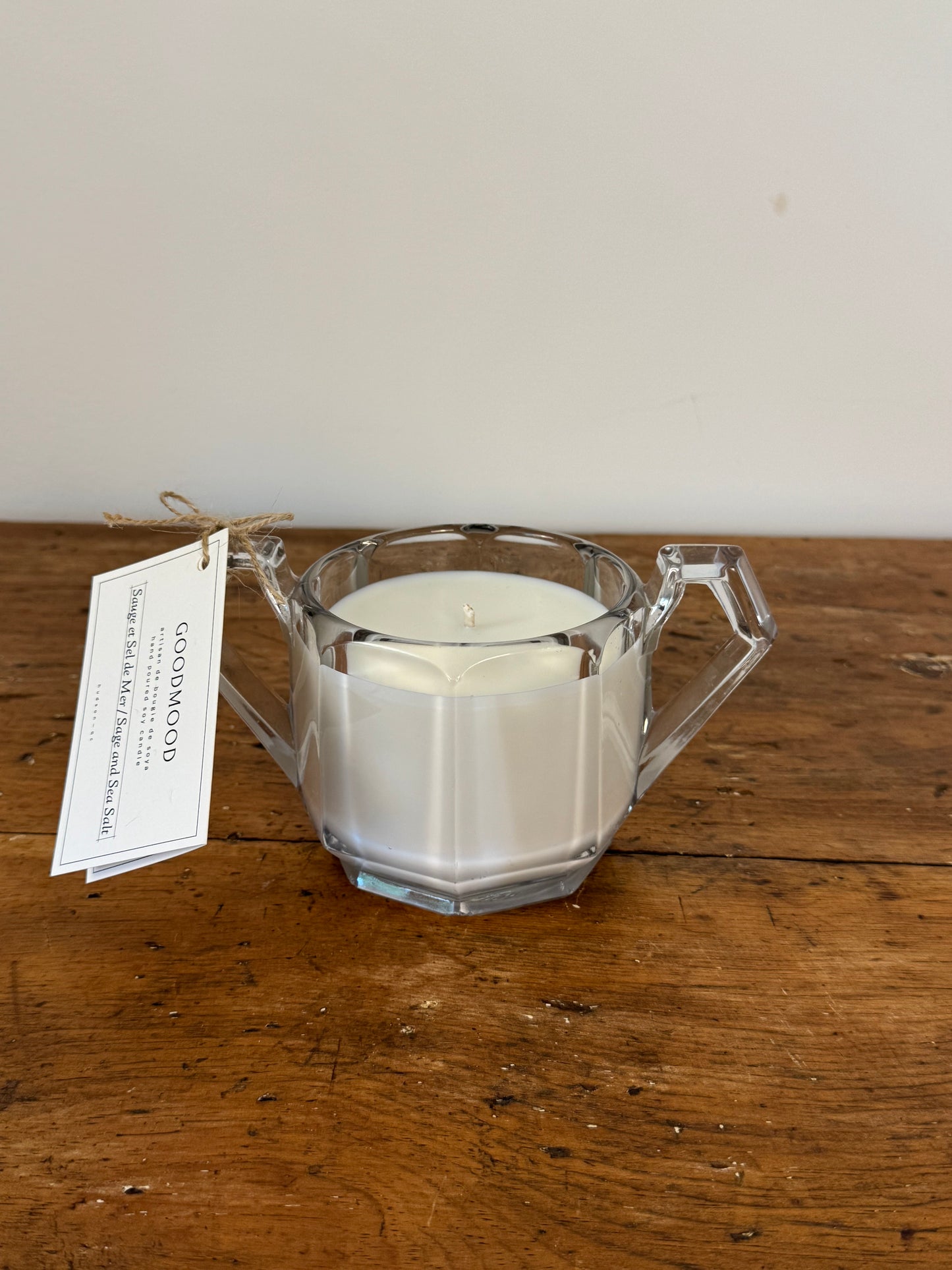 Vintage Glass GoodMood Candle - Clear