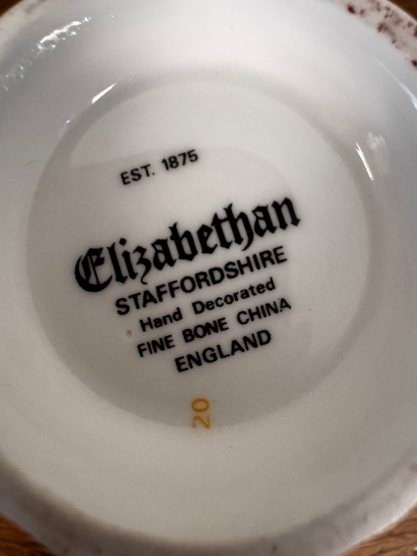 Vintage Elizabethan Staffordshire Teacup & Saucer