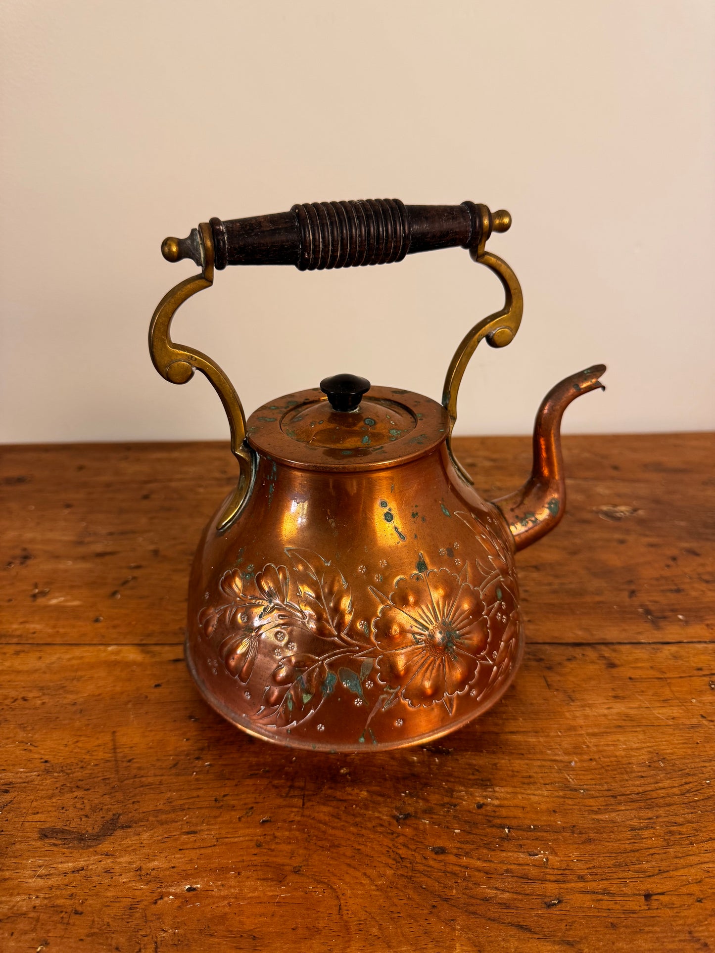 Antique Copper Kettle