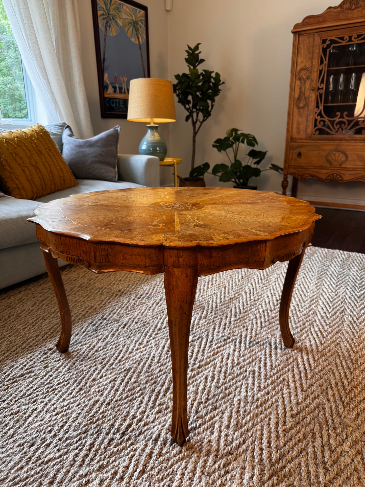 Bettina - Antique Wooden Coffee Table