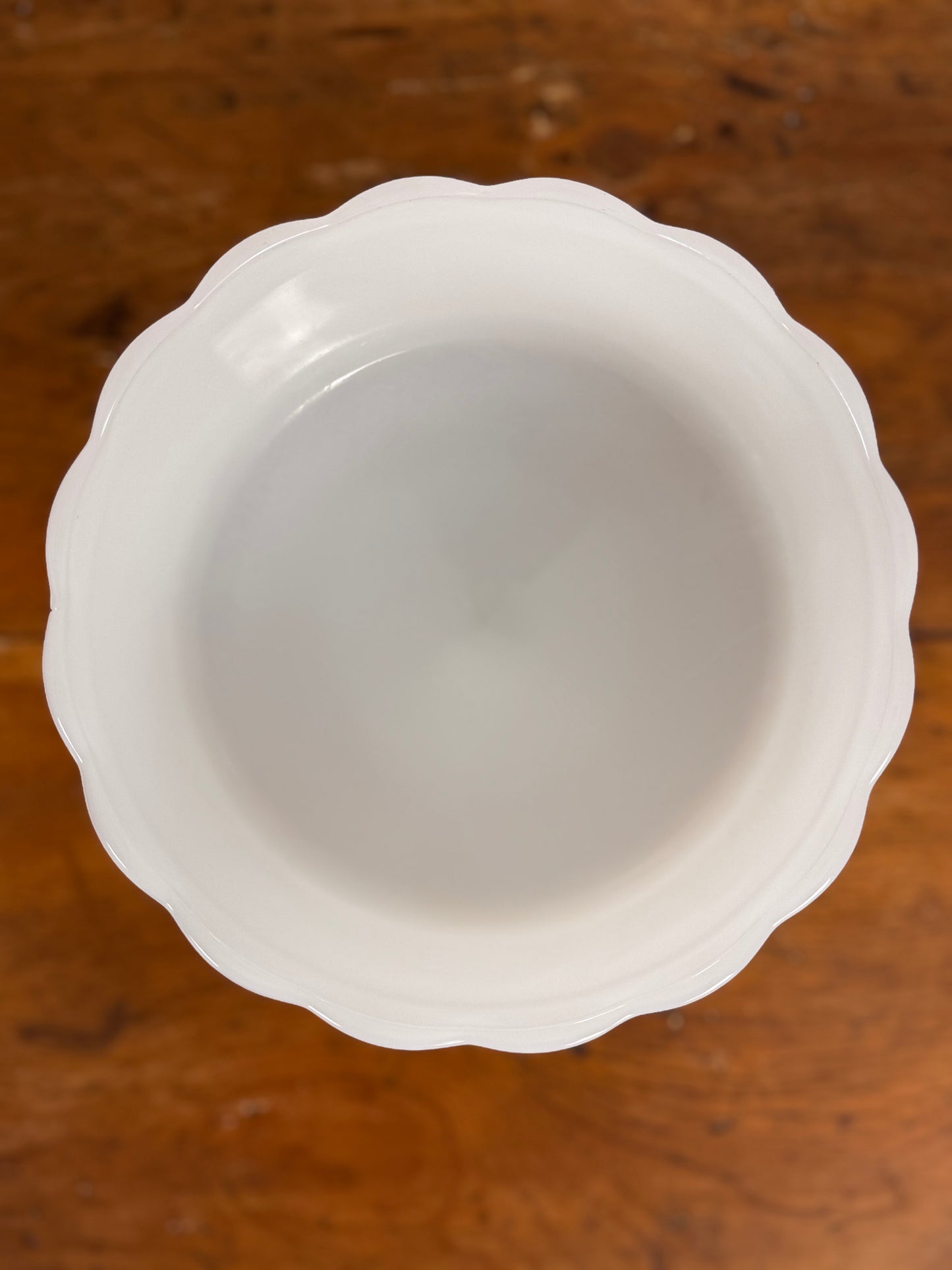 Vintage Milk Glass Compote Pedestal Bowl