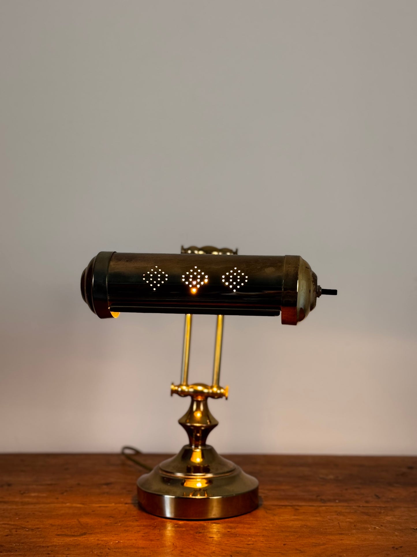 Vintage Brass Desk Lamp
