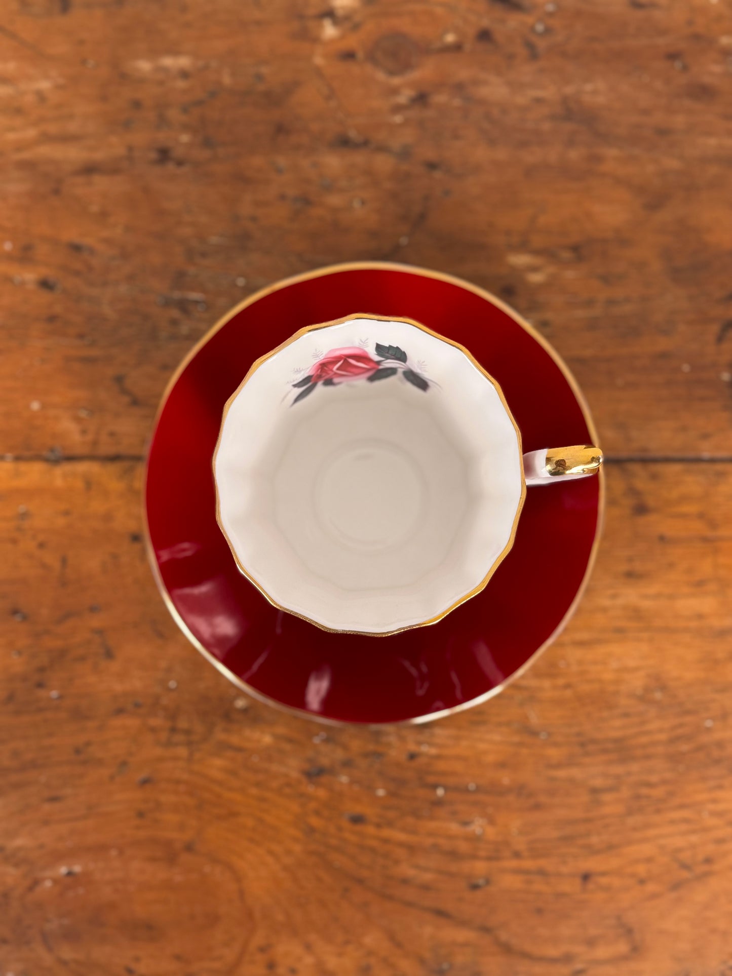 Vintage Elizabethan Staffordshire Teacup & Saucer