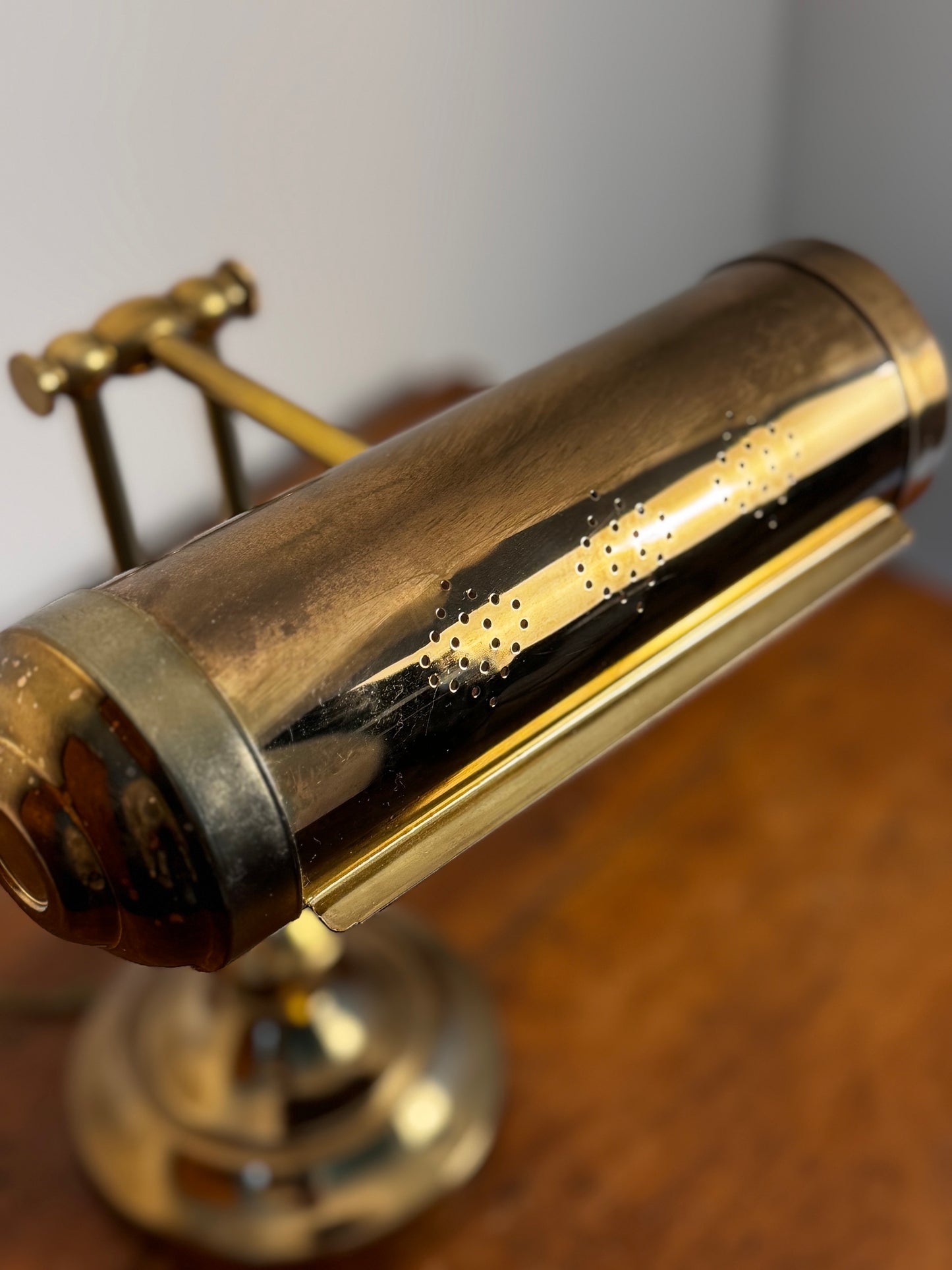 Vintage Brass Desk Lamp