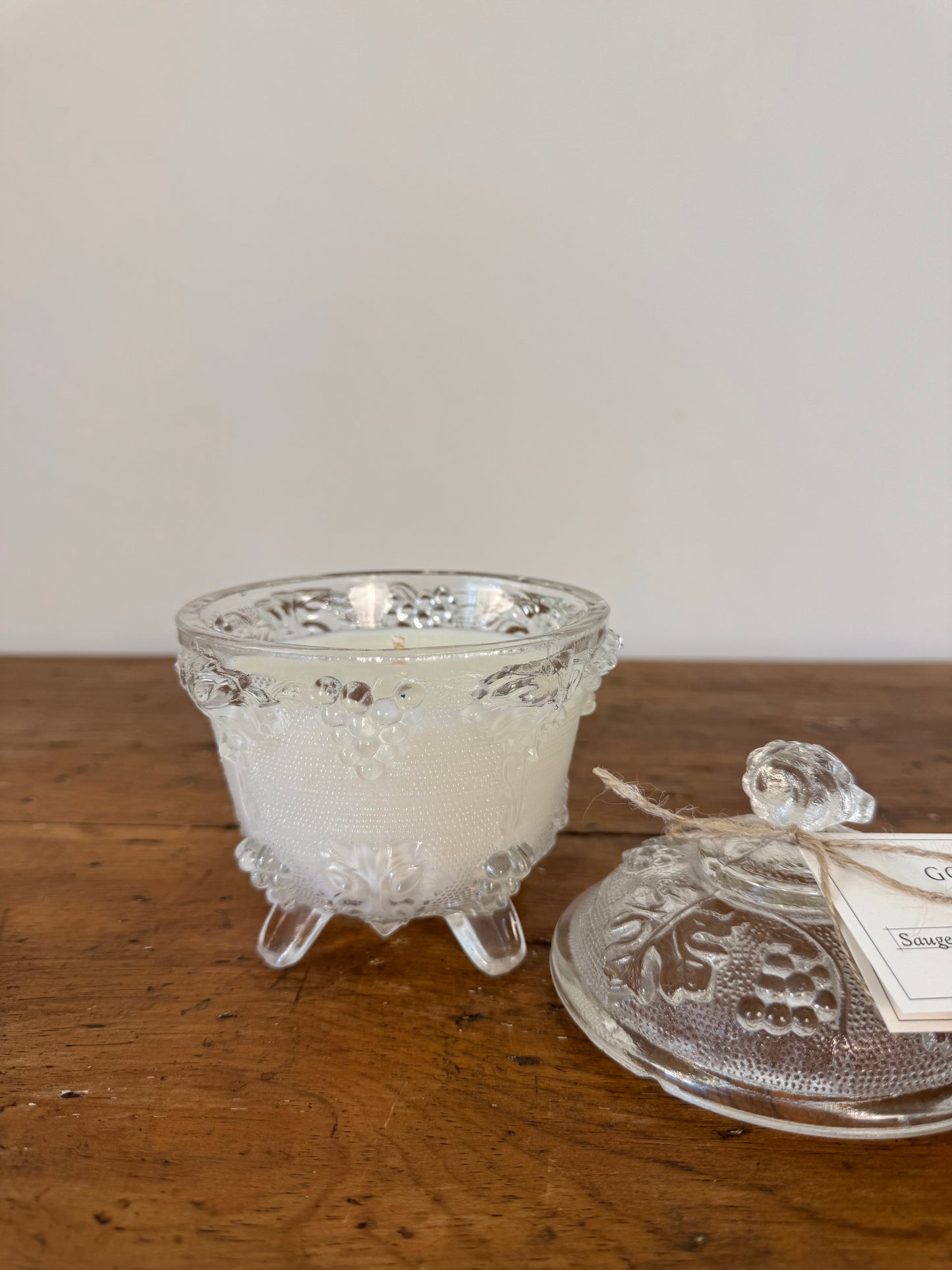 Vintage Glass GoodMood Candle - Grape Vine