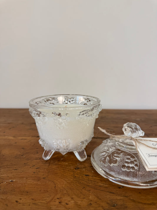 Vintage Glass GoodMood Candle - Grape Vine