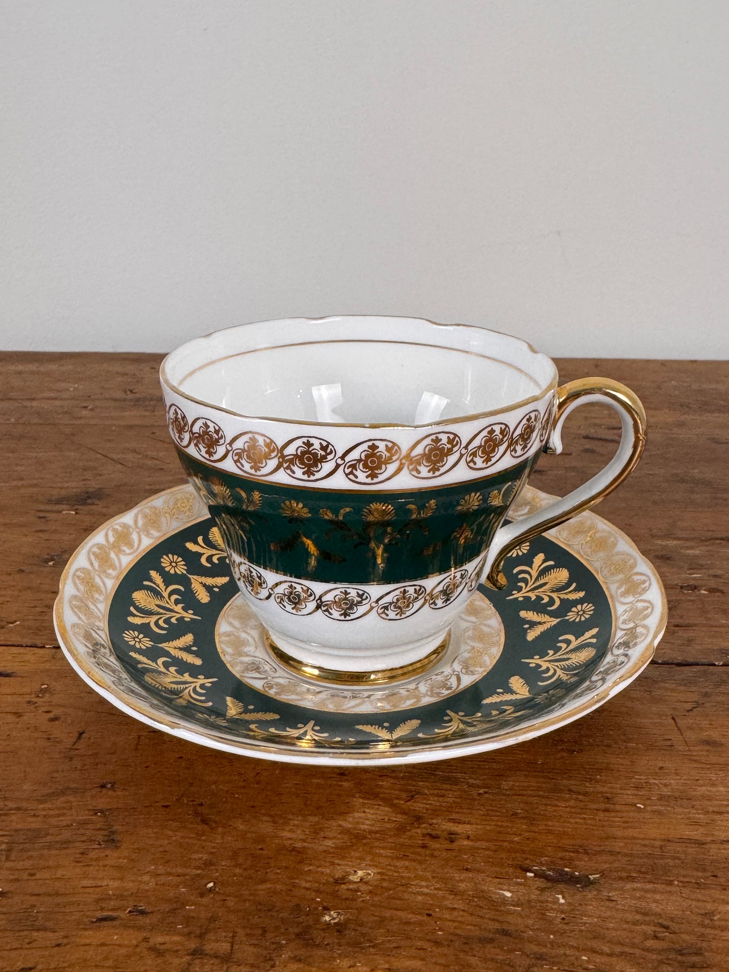 Vintage Salisbury Bone China Teacup & Saucer