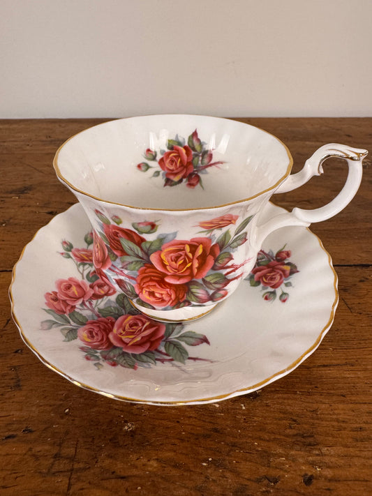 Vintage Royal Albert Centennial Rose Teacup and saucer