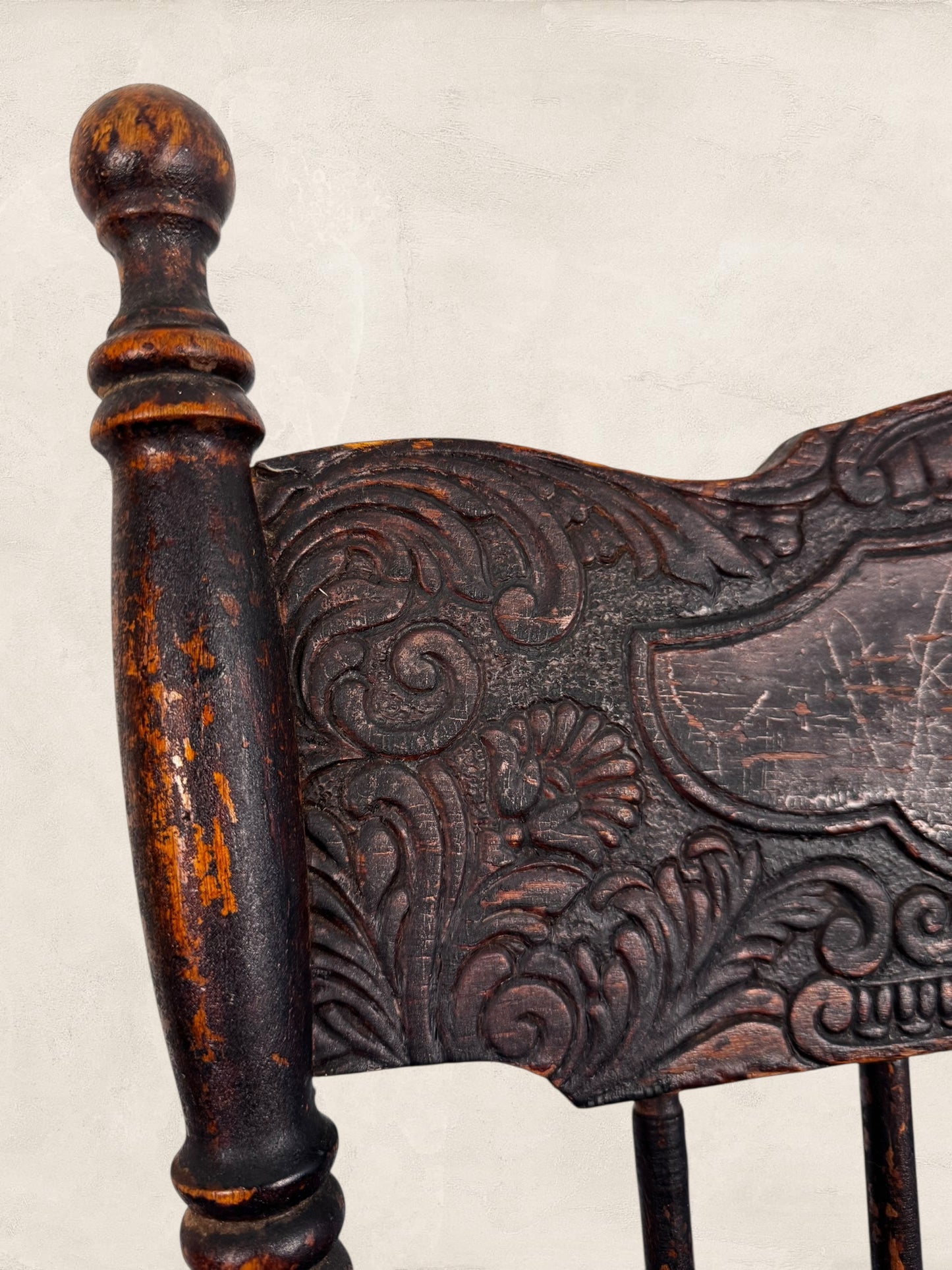 Gideon - Antique Wooden Rocking Chair