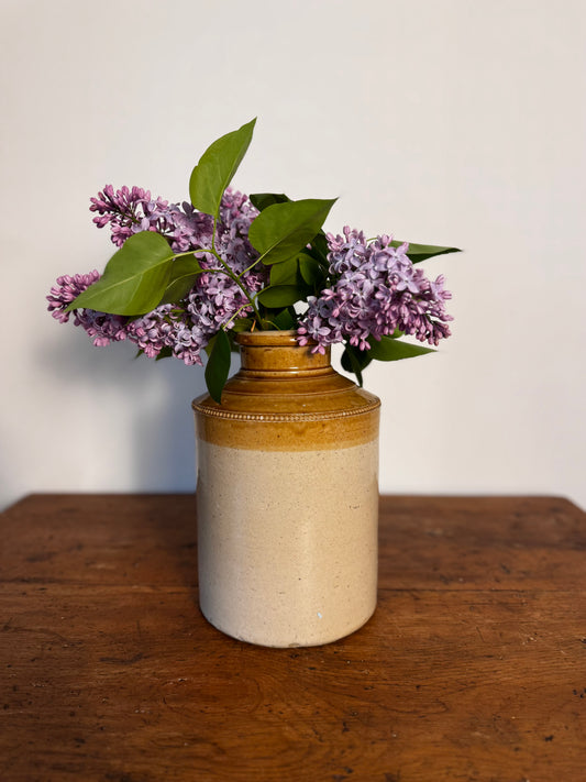 Vintage Pottery Crock - Large