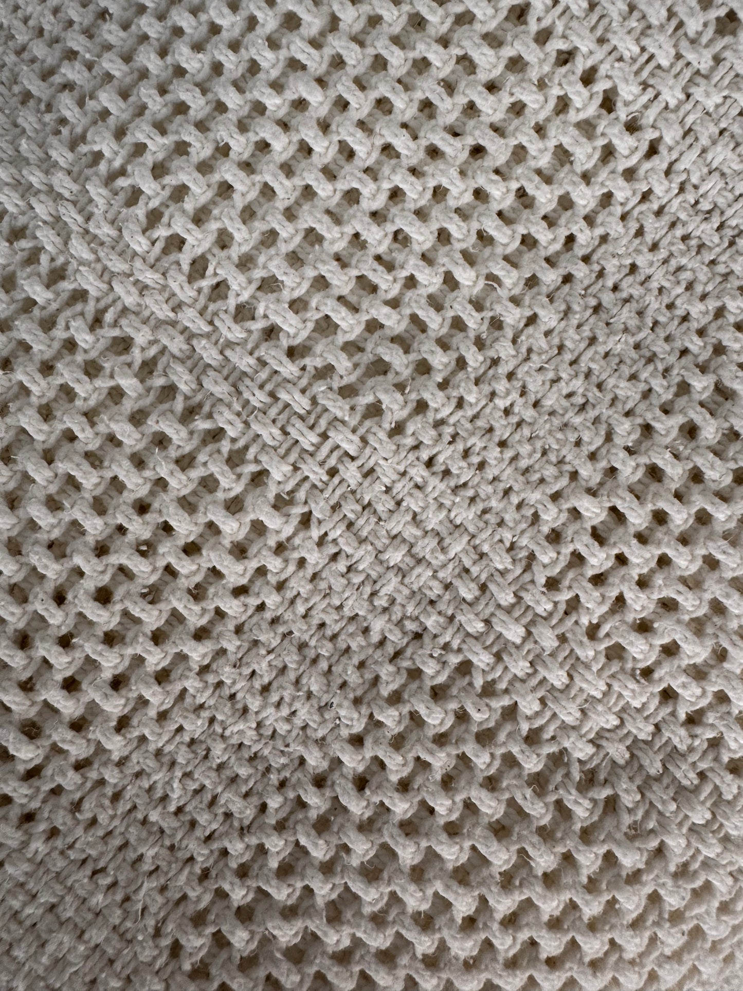 Vintage Cotton Knit Blanket