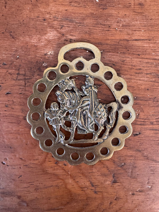 Antique English Horse Brasses - Coronation
