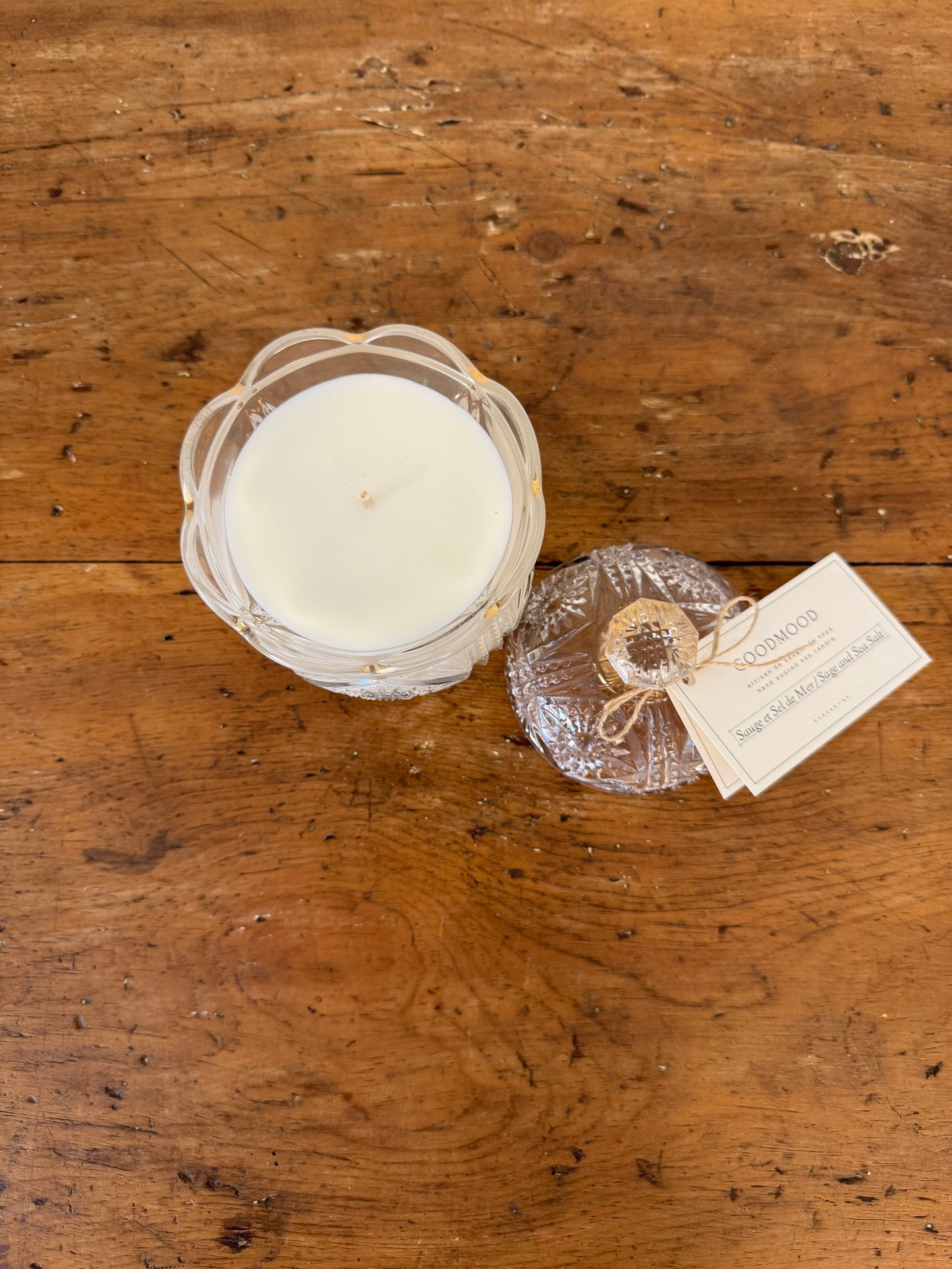 Vintage Glass GoodMood Candle - Clear Sun
