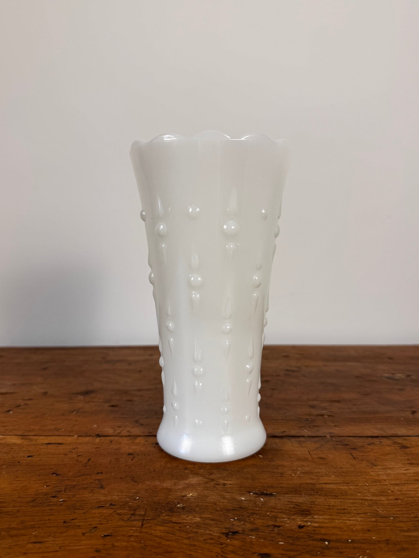 Vintage Milk Glass Vase