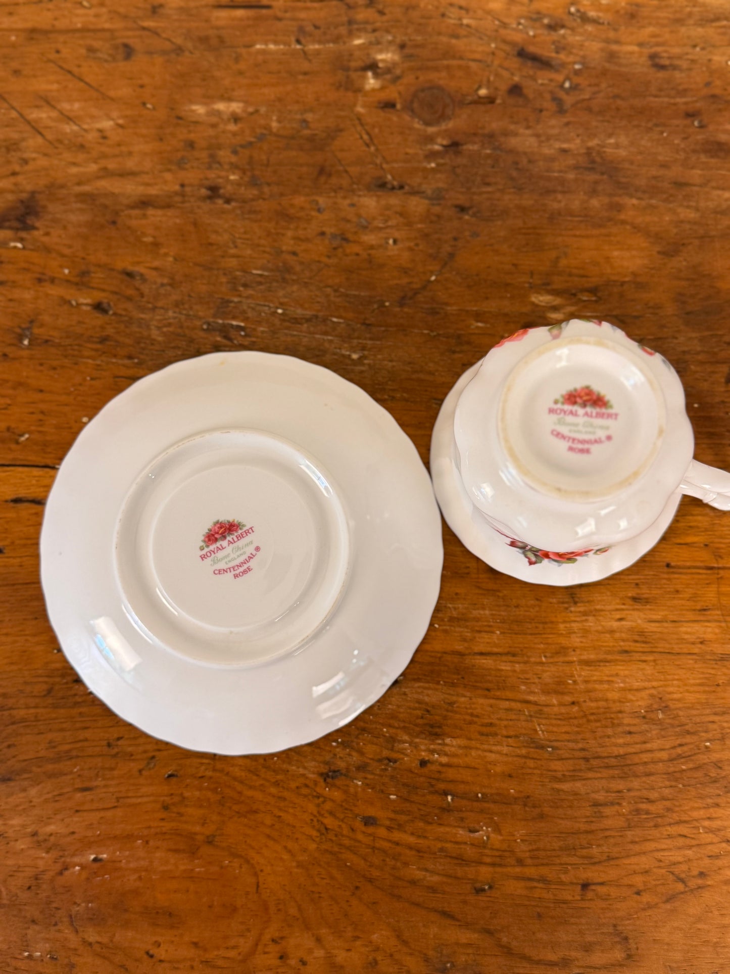 Vintage Royal Albert Centennial Rose Teacup and saucer