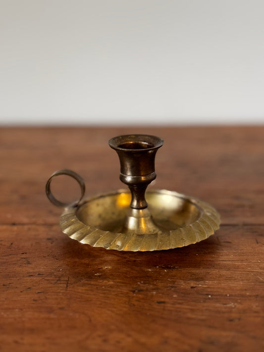 Vintage Brass Candle Holder