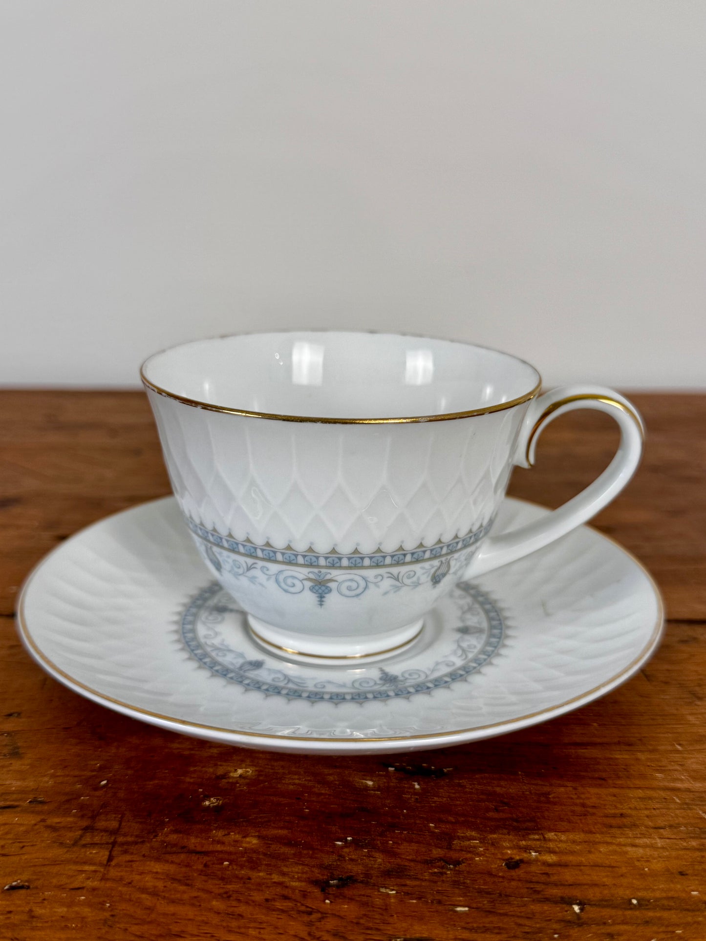 Vintage Noritake China Lorenzo #6351 Teacup & Saucer