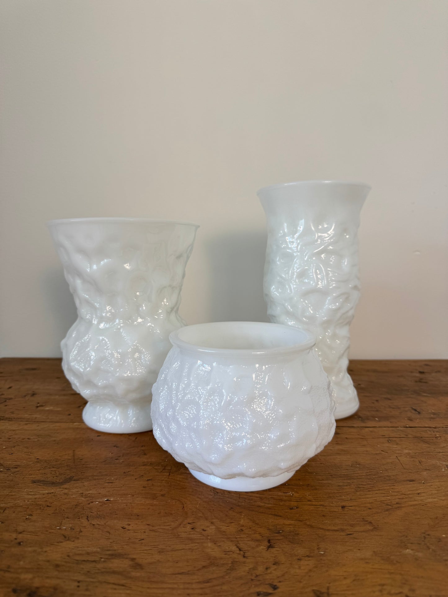 Vintage Milk Glass E.O Brody Co. Cleveland O USA Vase - Small