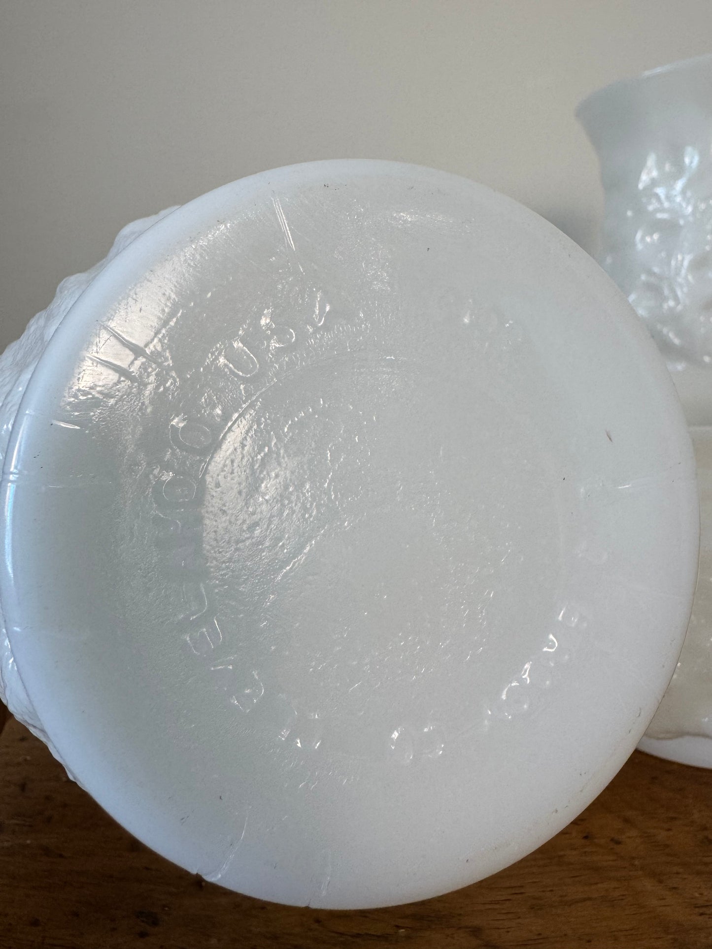 Vintage Milk Glass E.O Brody Co. Cleveland O USA Vase - Wide