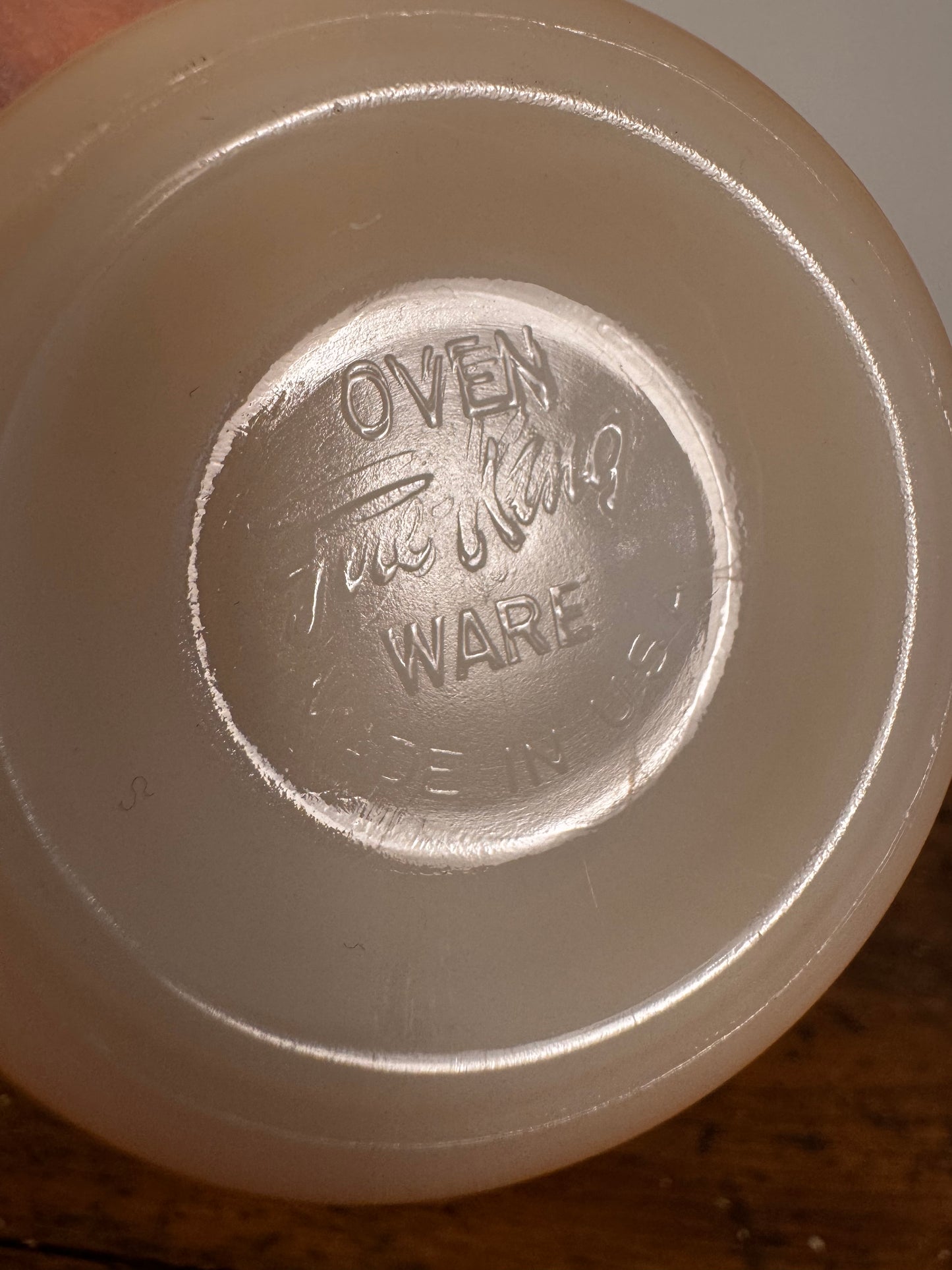 Vintage FireKing Orange Luster Cream and Sugar Set