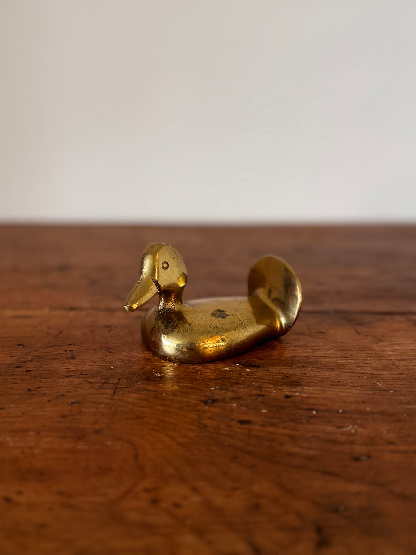 Vintage Brass Duck