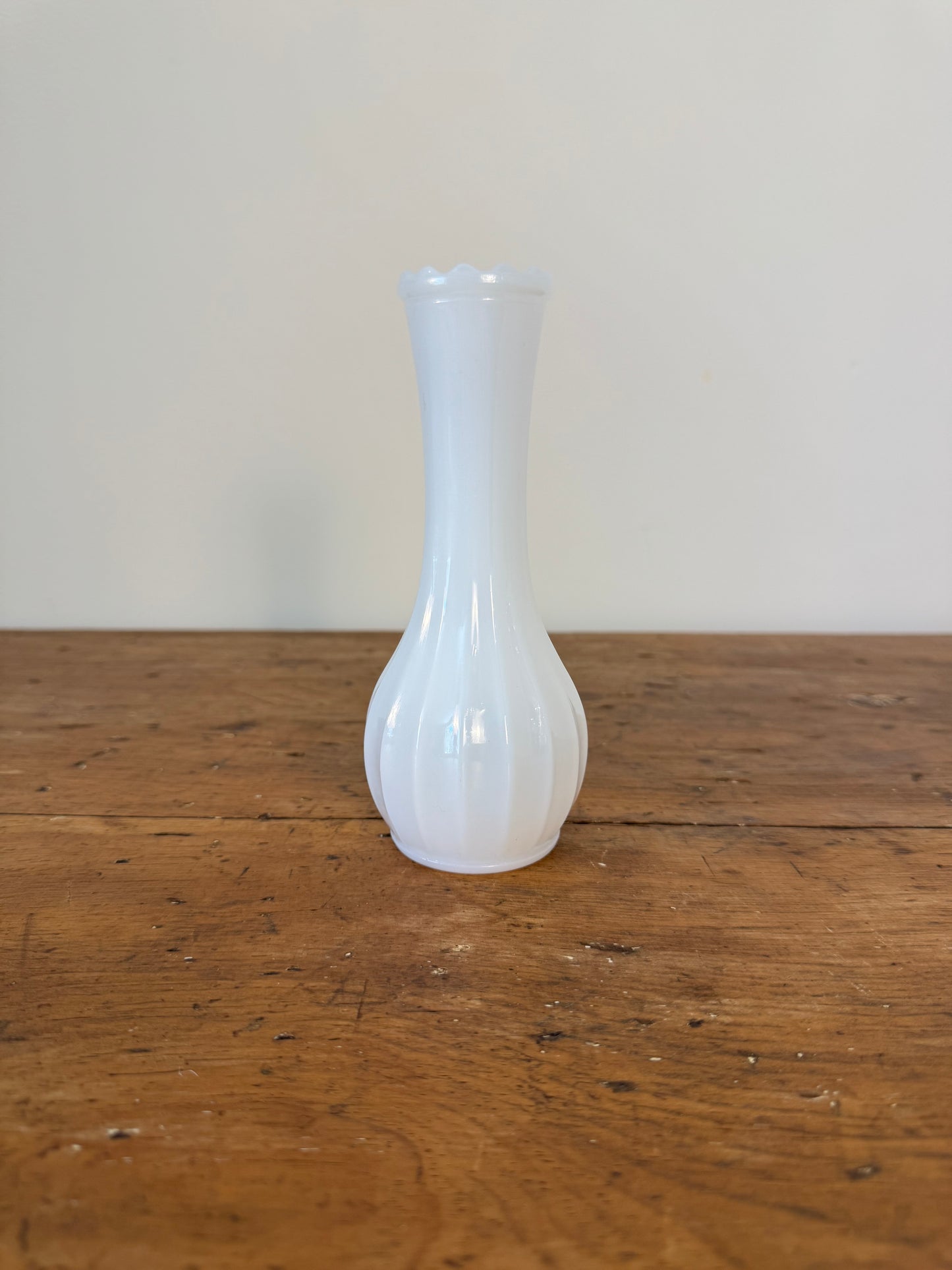 Vintage Milk Glass - Bud Vase