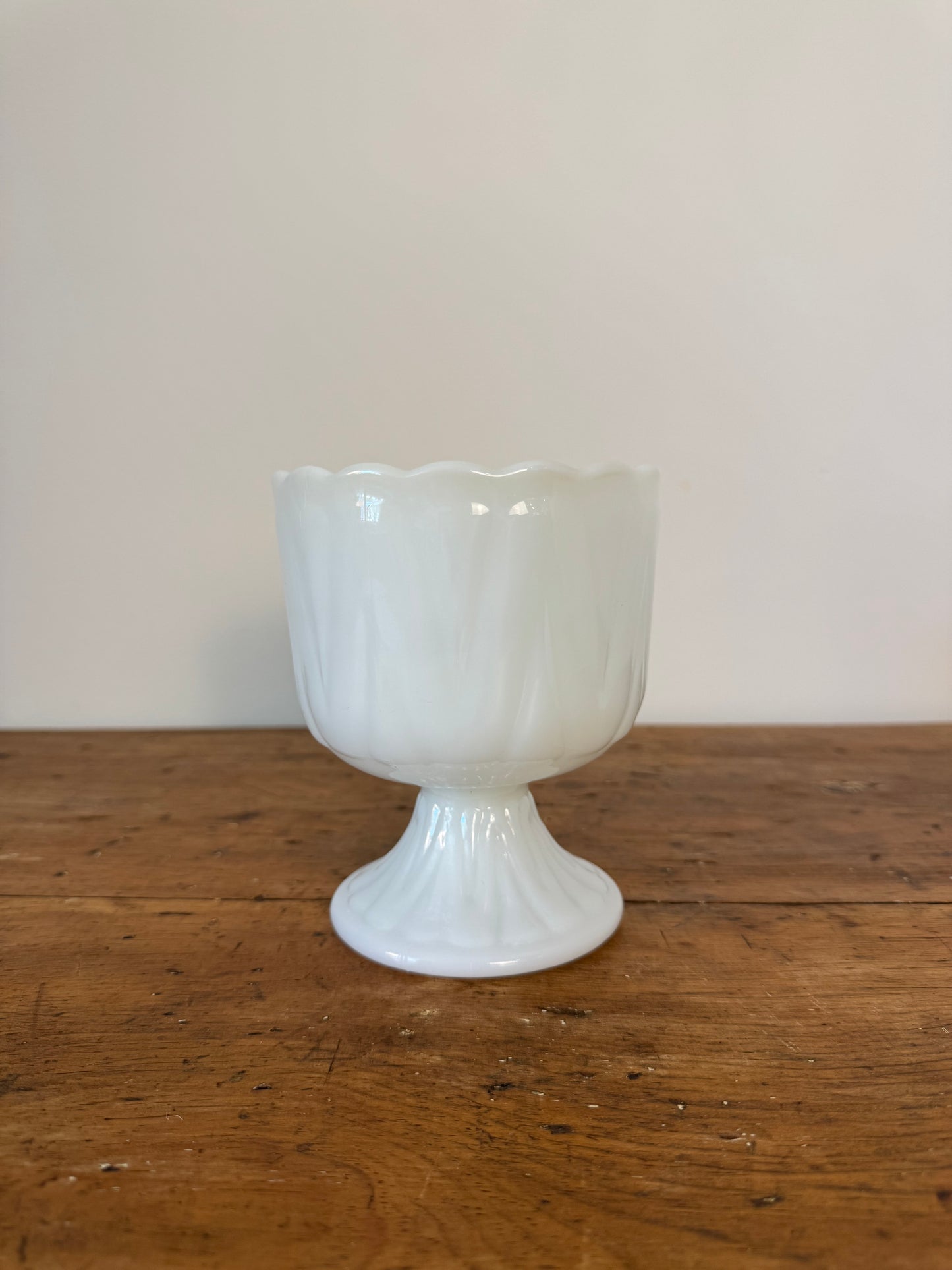 Vintage Milk Glass - Tulip Bowl