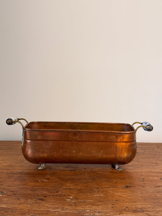 Rare Antique Copper Planter