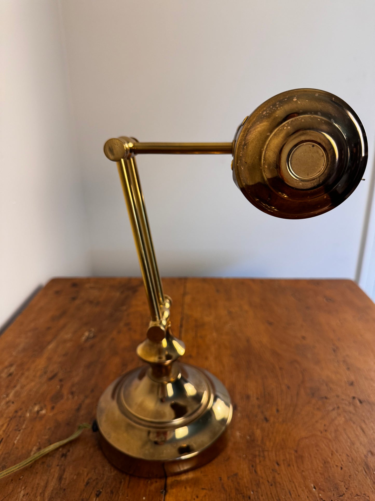 Vintage Brass Desk Lamp