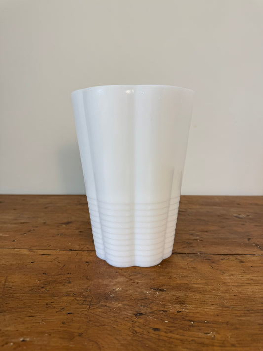 Vintage Milk Glass Vase